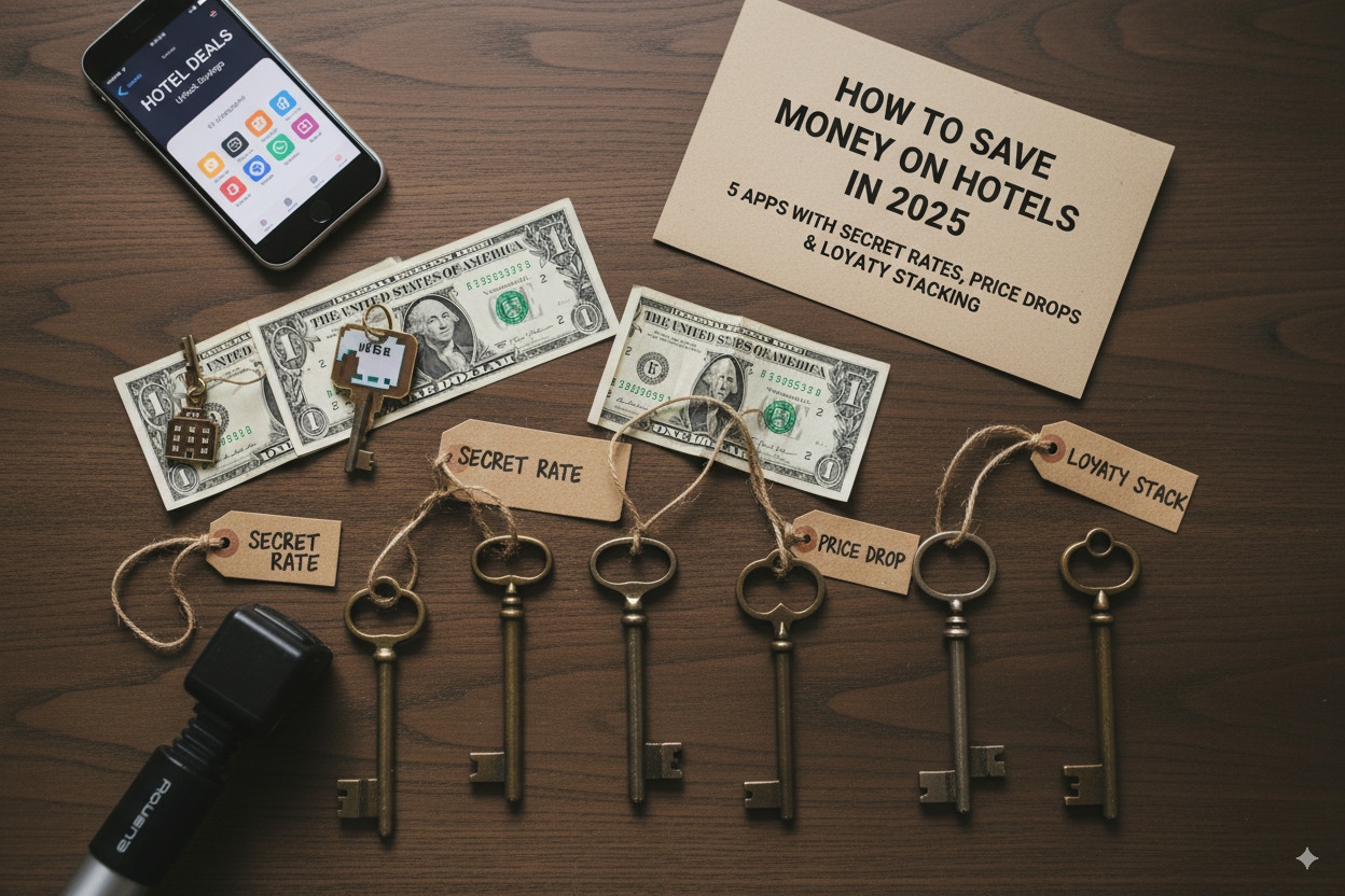 Comment économiser sur les hôtels en 2025 : 5 applications avec des tarifs secrets, des alertes de prix et des programmes de fidélité